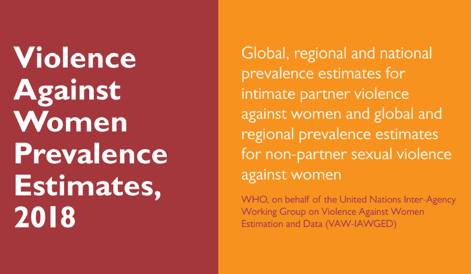 Violence Against Women Prevalence Estimates, 2018