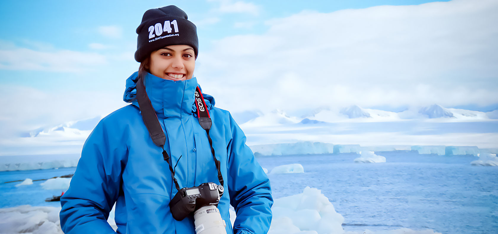 Avani Awasthee, 23, represented India on the International Antarctic Expedition in 2016. Photo: Courtesy of Avani Awasthee