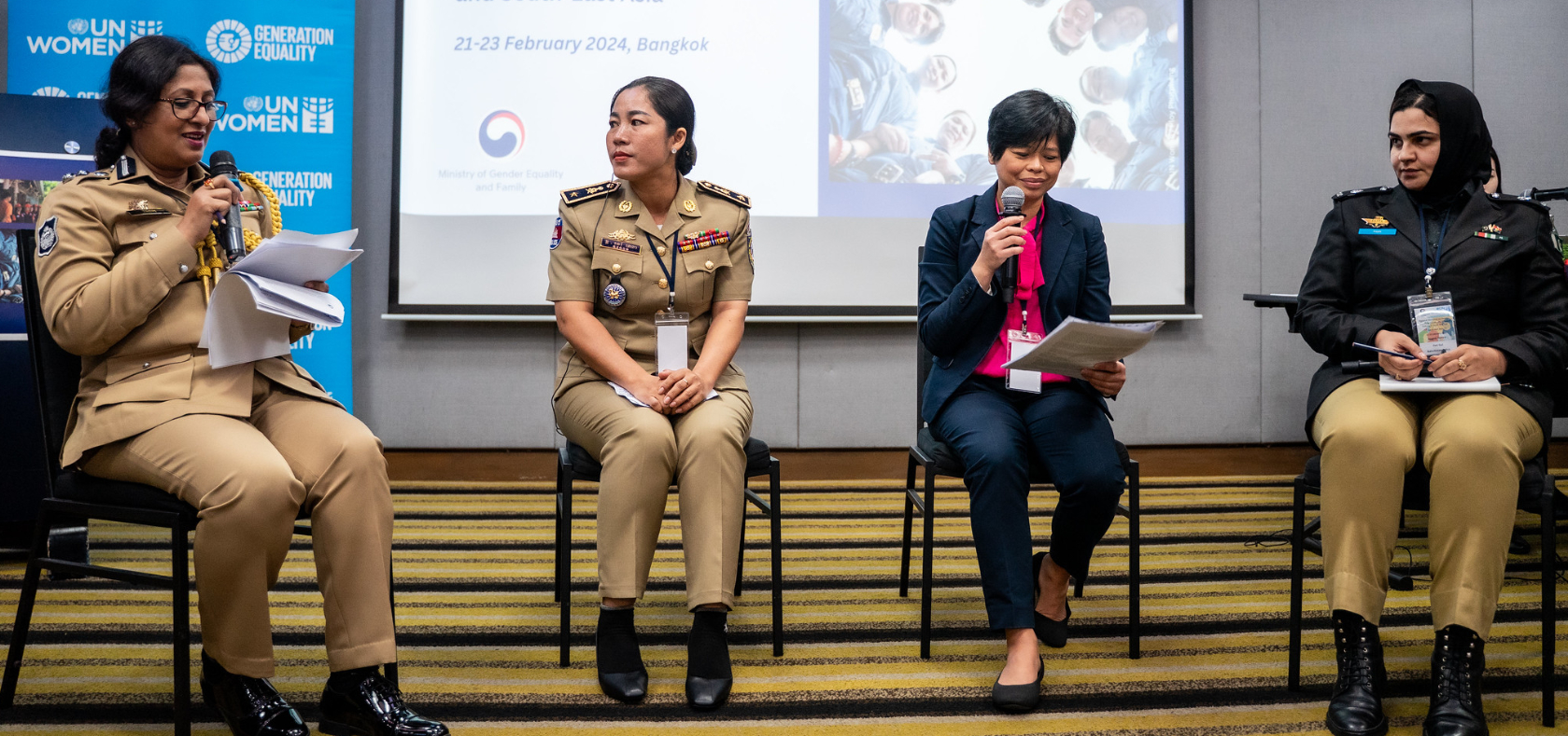 Exchange of promising practices to close gender gap in policing in South and South-East Asia