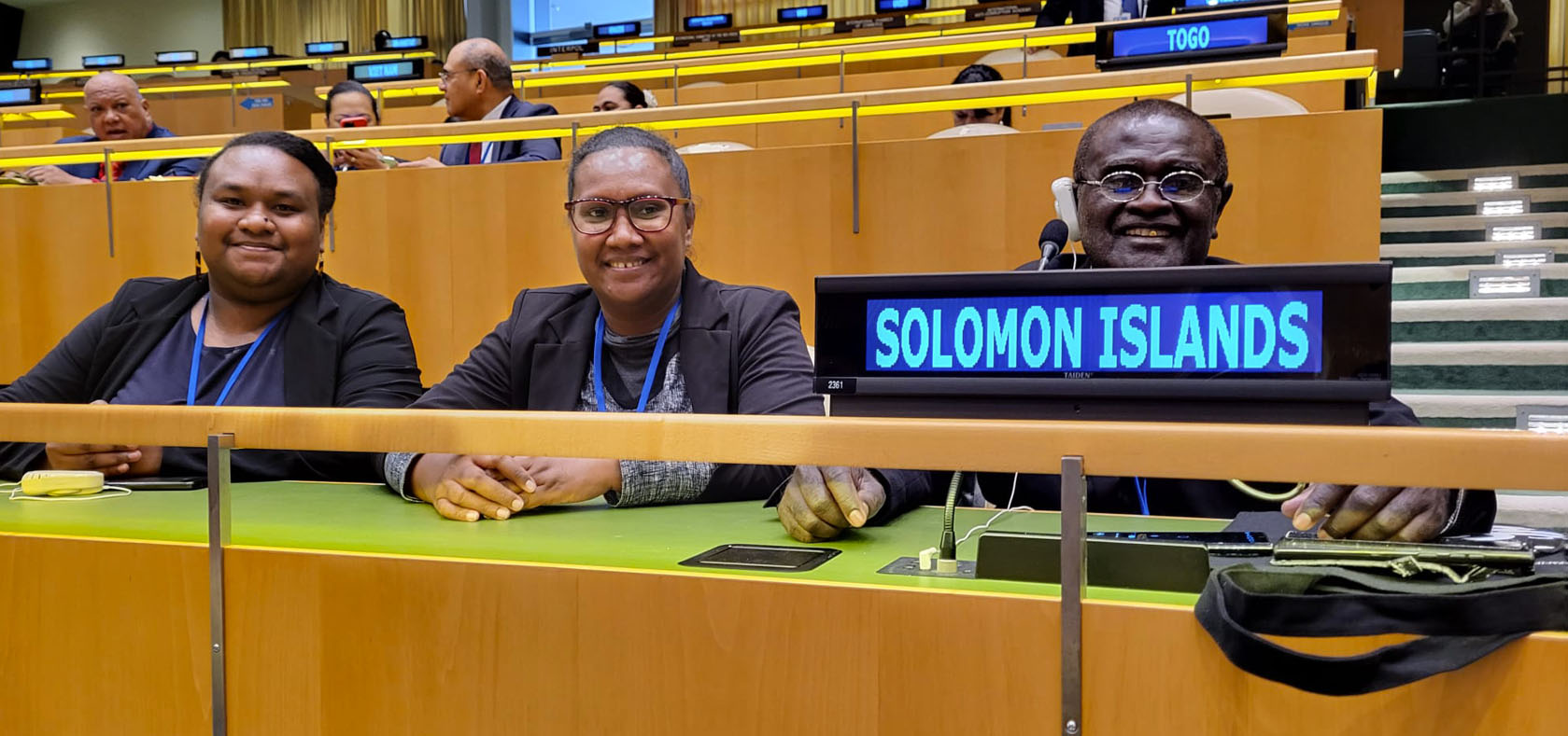 Photo: Courtesy of the Solomon Islands Permanent Mission to the United Nations.