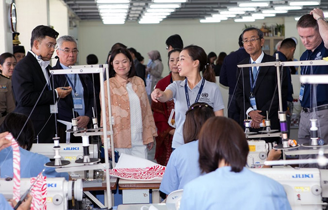 UN WOMEN Regional Director visits northern Thailand with HRH Princess Bajrakitiyabha Mahidol of Thailand, the Thailand Institute of Justice (TIJ) and United Nations Office on Drugs and Crime (UNODC)
