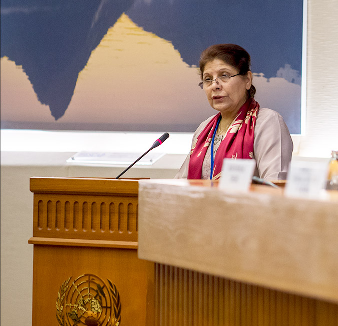 UN Under-Secretary-General and Executive Secretary of the UN Economic and Social Commission for Asia and the Pacific (ESCAP) Dr. Shamshad Akhtar. Photo: UN Women/Pathuumporn Thongking