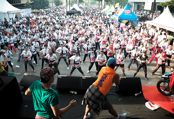HeForShe runs. Photo: UN Women/Putra Djohan