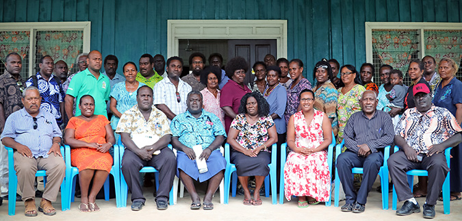 Western Province women leaders highlighted women’s priorities in a dialogue with MPAs held in Gizo on 25 September 2018. Photo: UNDP/Merinda Valley