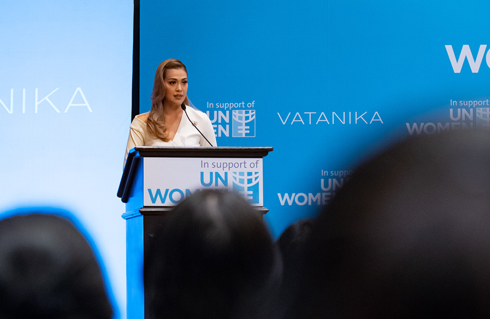 As director of Vatanika Group, Vatanika becomes the first woman in senior management in Thailand to formally commit to Women’s Empowerment Principles for businesses. Photo: UN Women/Pairach Homtong