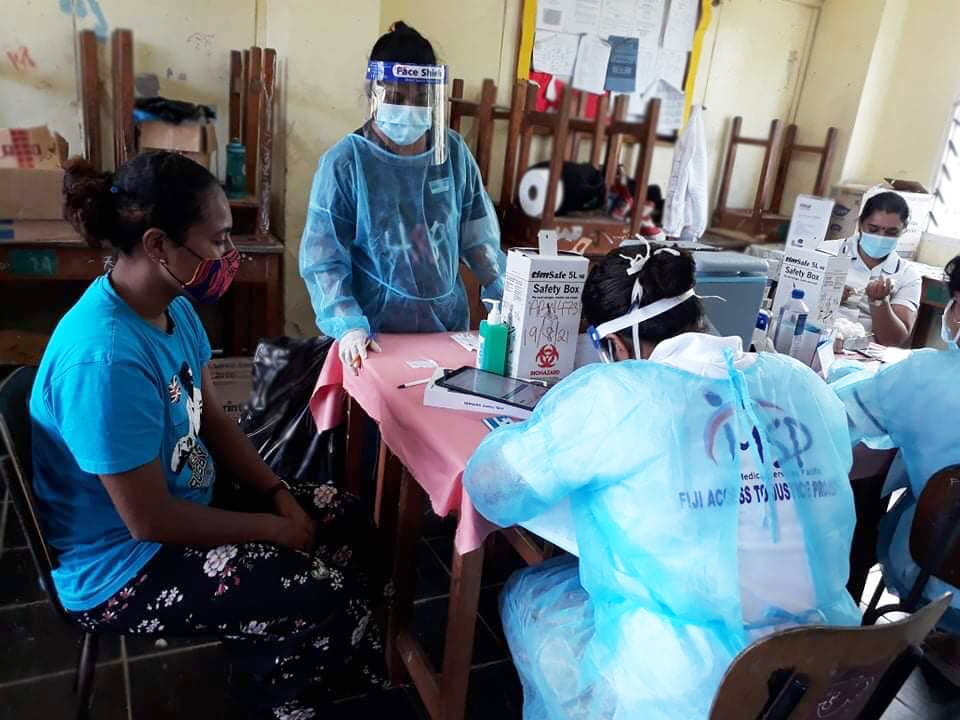 Vaccination registration support to Fiji Ministry of Health and Medical Services