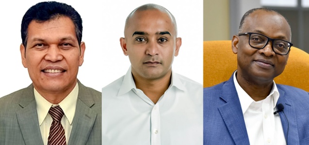 Three executives from financial institutions in Bangladesh.