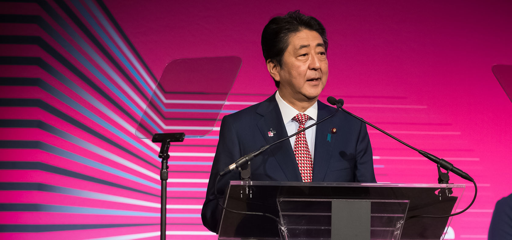 is Excellency and HeForShe Champion Shinzo Abe. Photo: UN Women