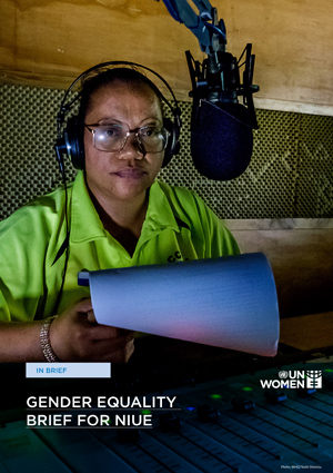 Gender Equality Brief for Niue Cover