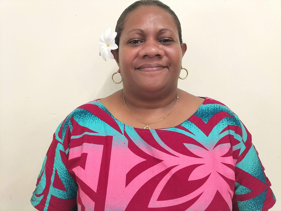 Pauliane Basil, Senior Scientific Adaption and Disaster Risk Management Officer at the Ministry of Climate Change in Vanuatu