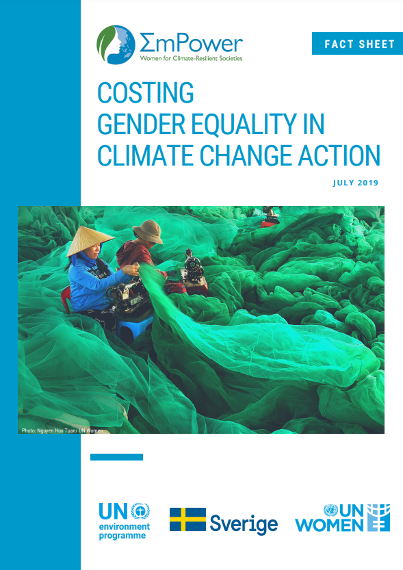 Costing Gender Equality In Climate Change Action | Publications | UN ...