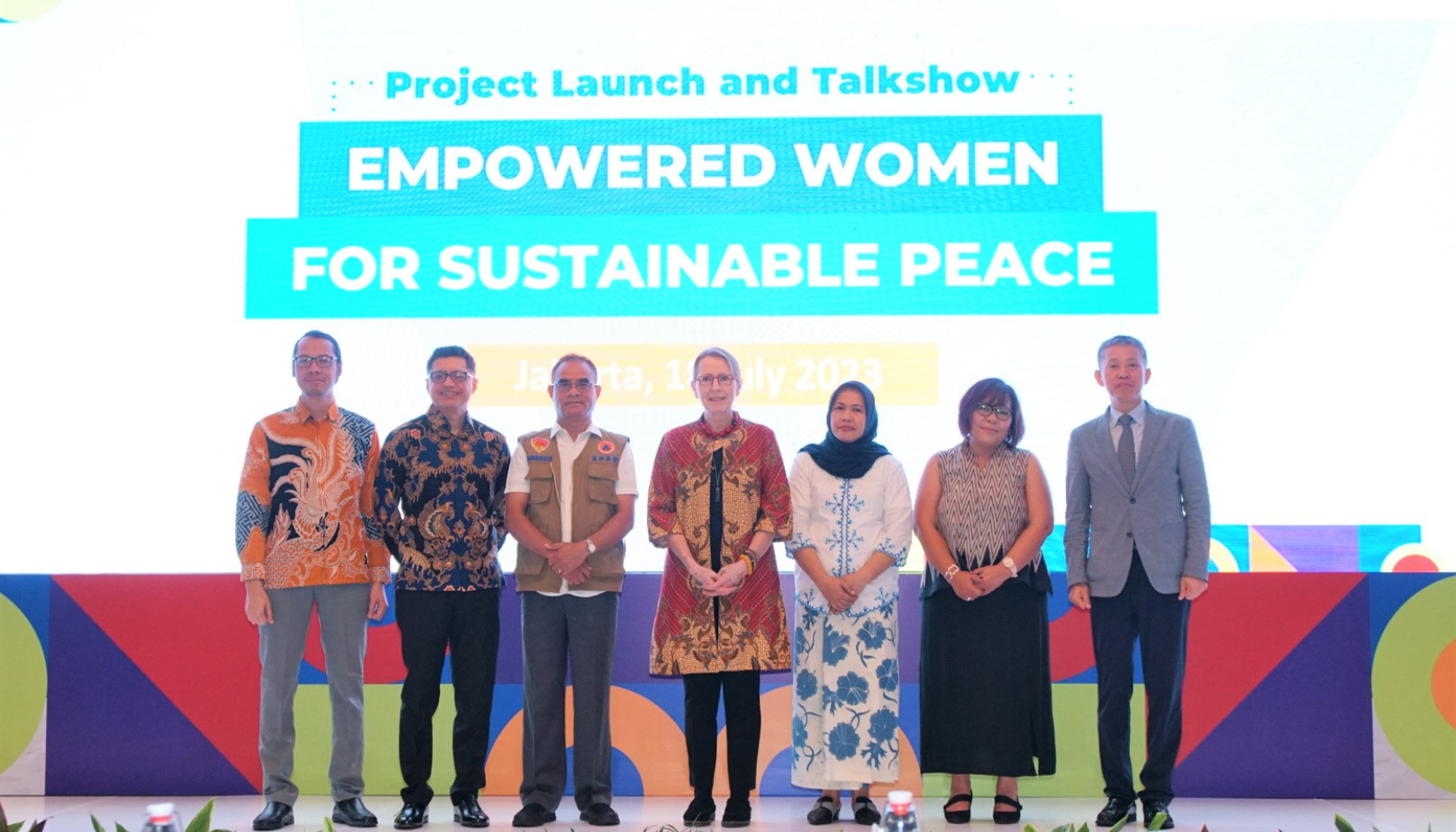 Launching photo of Empowered Women for Sustainable Peace project
