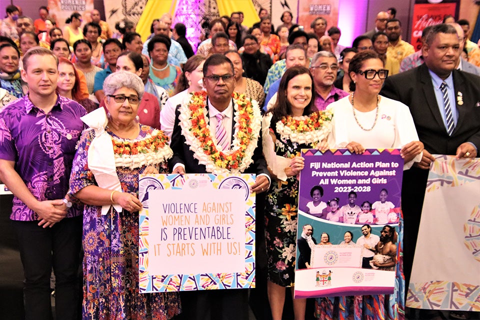 Fiji launches National Action Plan to Prevent Violence Against All Women and Girls 2023-2028