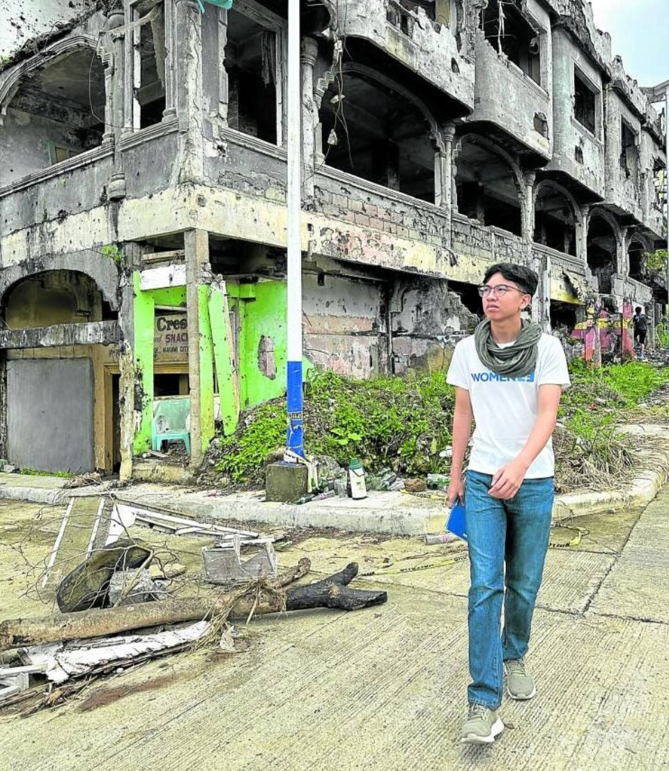 The author in Marawi