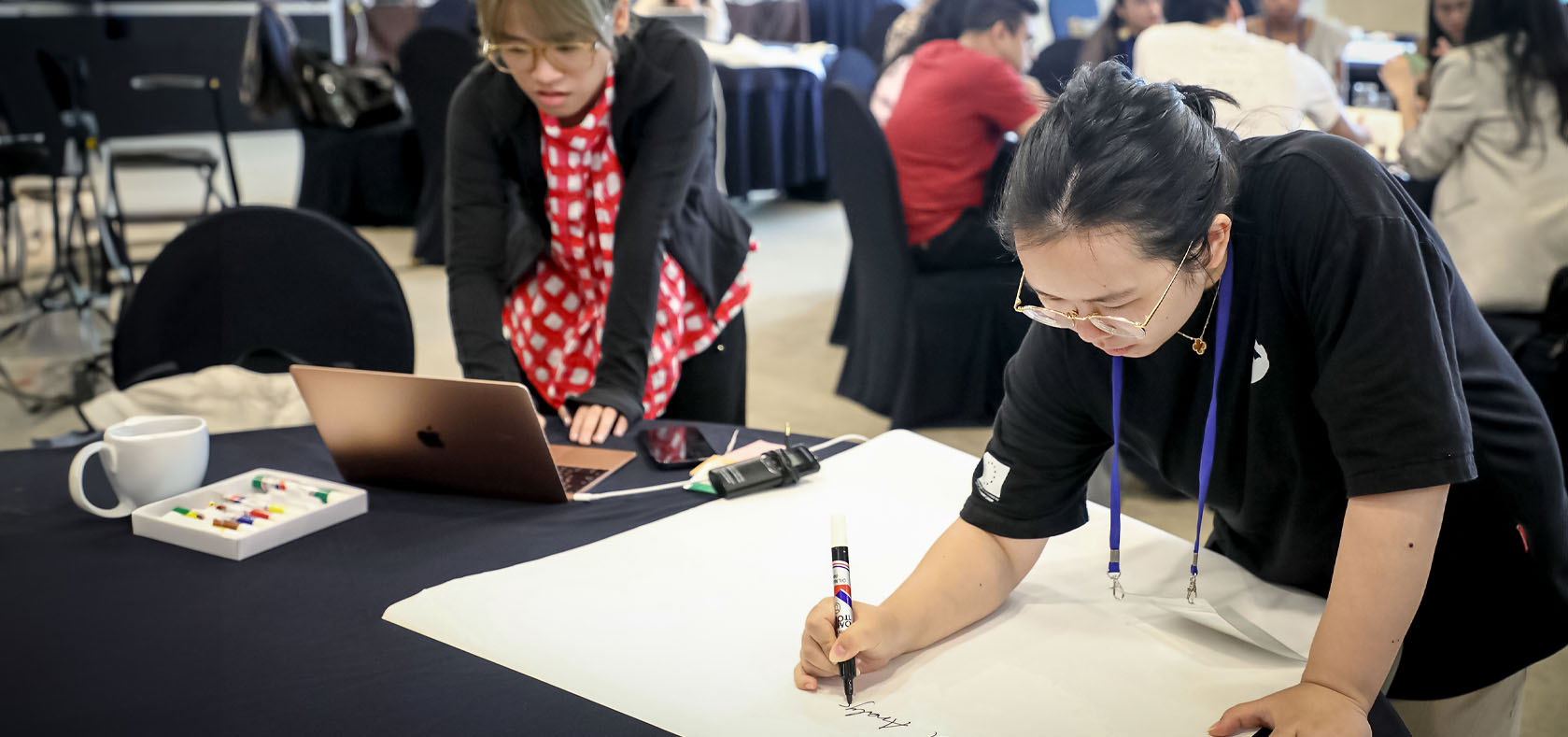 Team China is identifying specific actions that they will take to prevent and address OGBV in China.  Photo: UN Women/Kwanju Kim