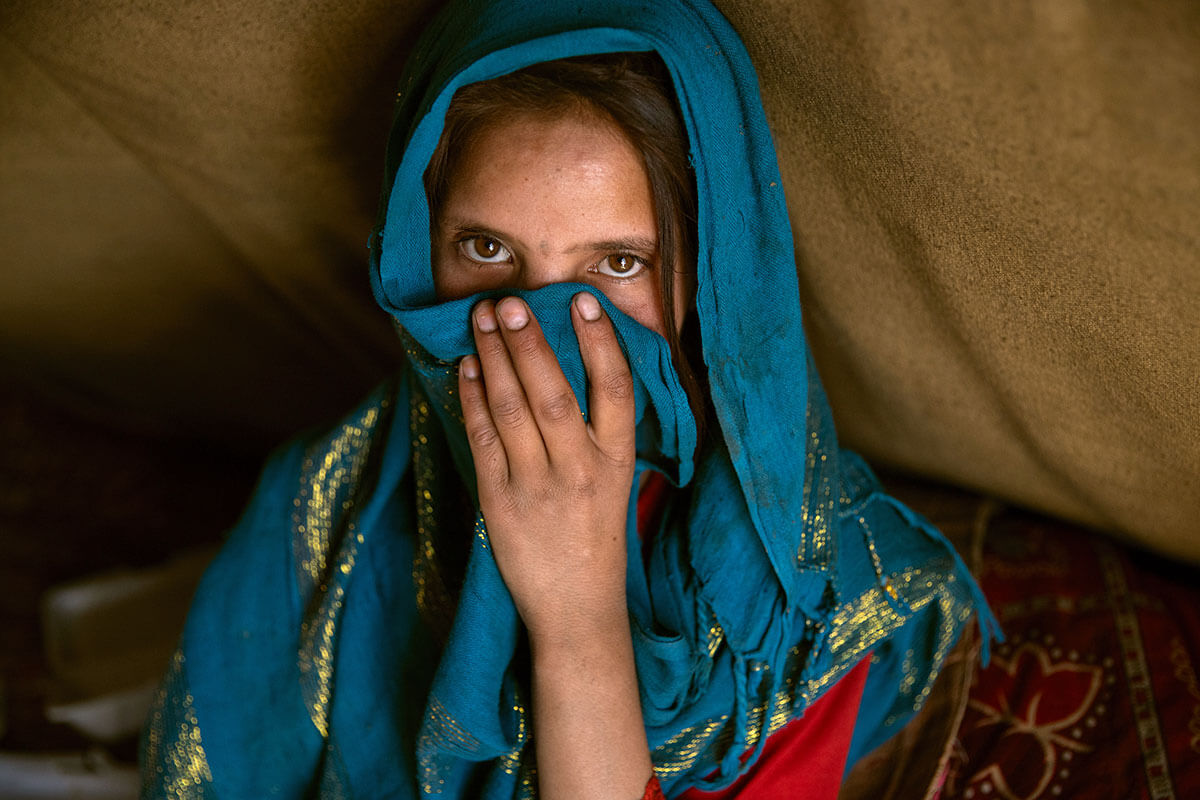 Women across Afghanistan now face multiple restrictions. This 24-year-old woman lost her father in an earthquake. Photo: UN Women/Sayed Habib Bidell.