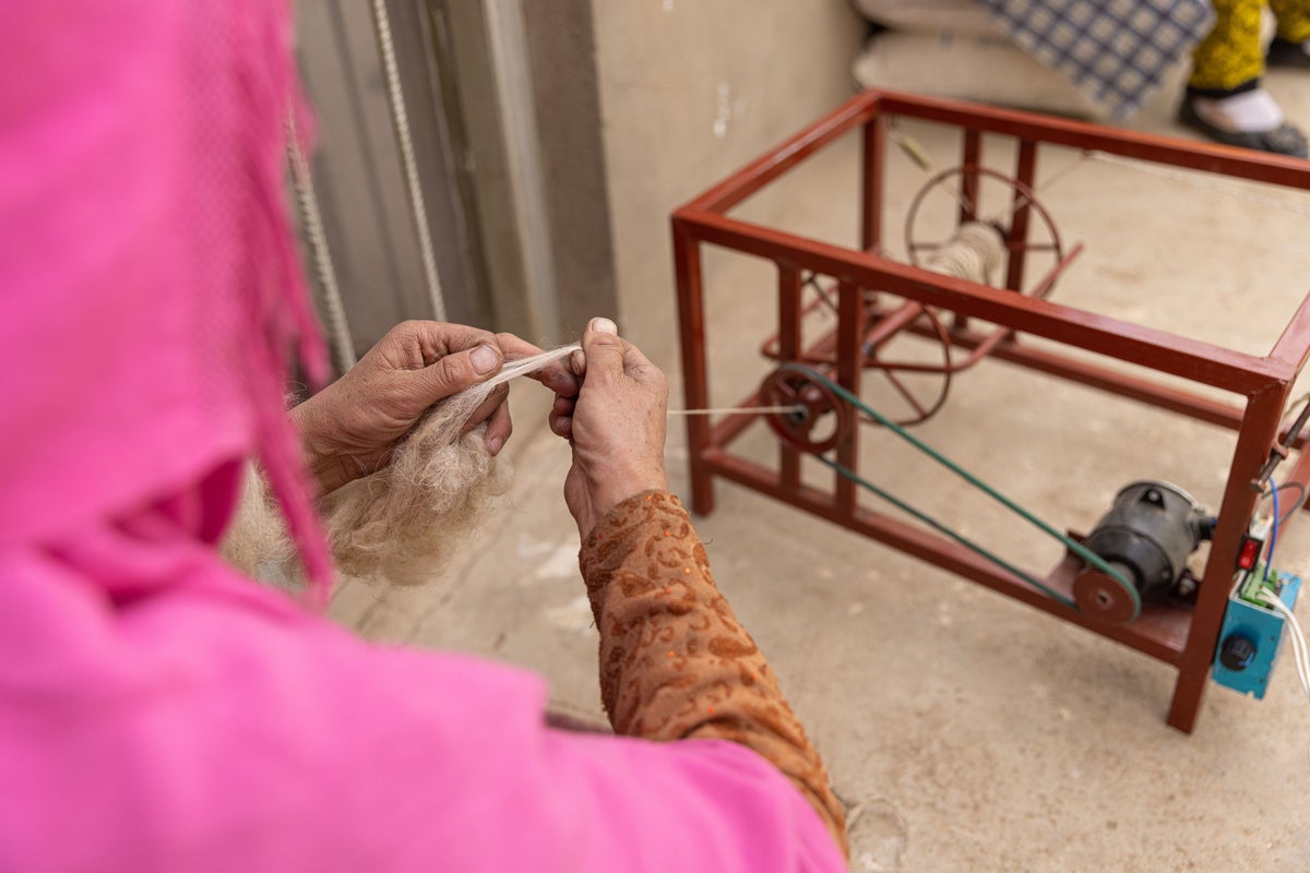 Mohsen Mirzai spinning