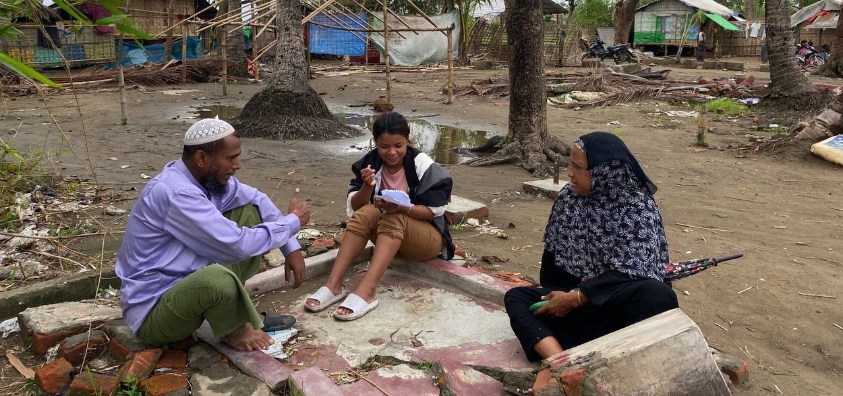 After Cyclone Mocha hit Myanmar in May 2023, women from a women-led community-based organisation in Rakhine State conducted gender needs assessments to identify the specific needs of women and girls in the affected communities. 
