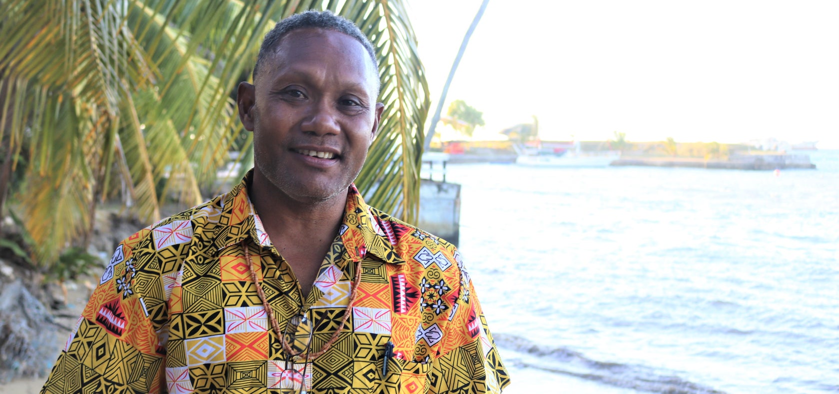 John Mark Hou is the Chairperson of the Male Advocate Programme at Malaita Christian Care Center in Solomon Islands. 