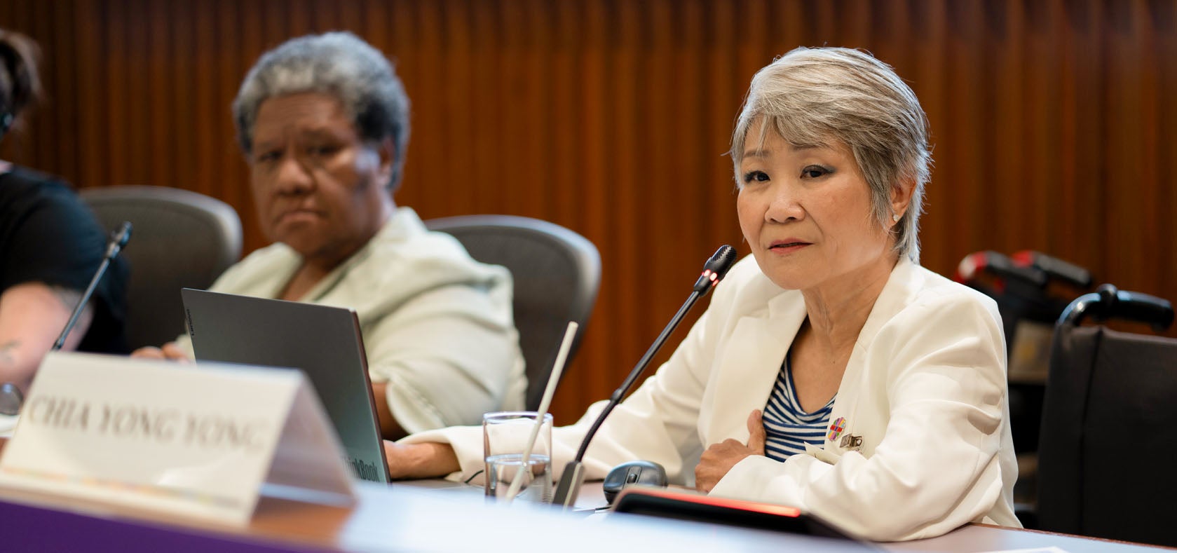 (from right) Chia Yong Yong, from Singapore. Photo: UN Women/Pathumporn Thongking