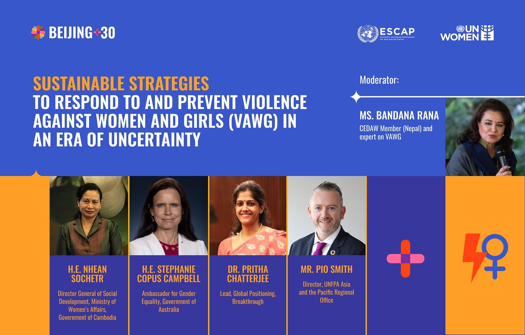 Roundtable: Sustainable Strategies to Respond to and Prevent Violence Against Women and Girls (VAWG) in an Era of Uncertainty 