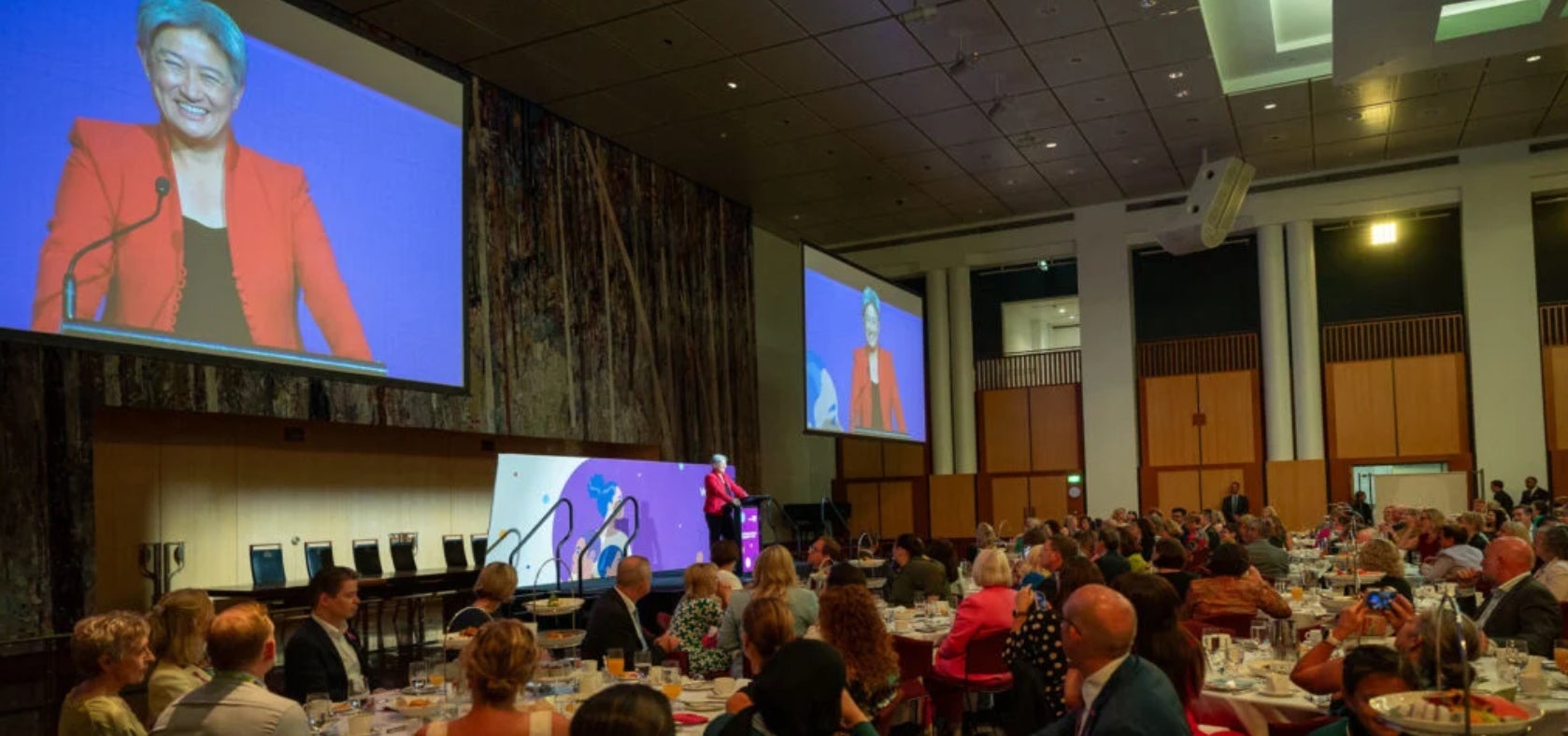 Foreign Minister Penny Wong underscored Australia’s global leadership in advancing women’s empowerment.