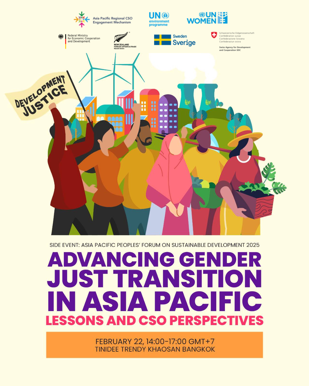 APFSD Preparatory Meeting: People’s Forum: Advancing Gender Just Transition in Asia Pacific; Lessons and CSO Perspectives