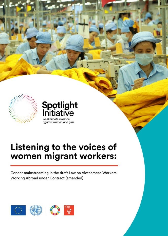 Listening to the voices of women migrant workers: Gender mainstreaming in the draft Law on Vietnamese Workers Working Abroad under Contract (amended)