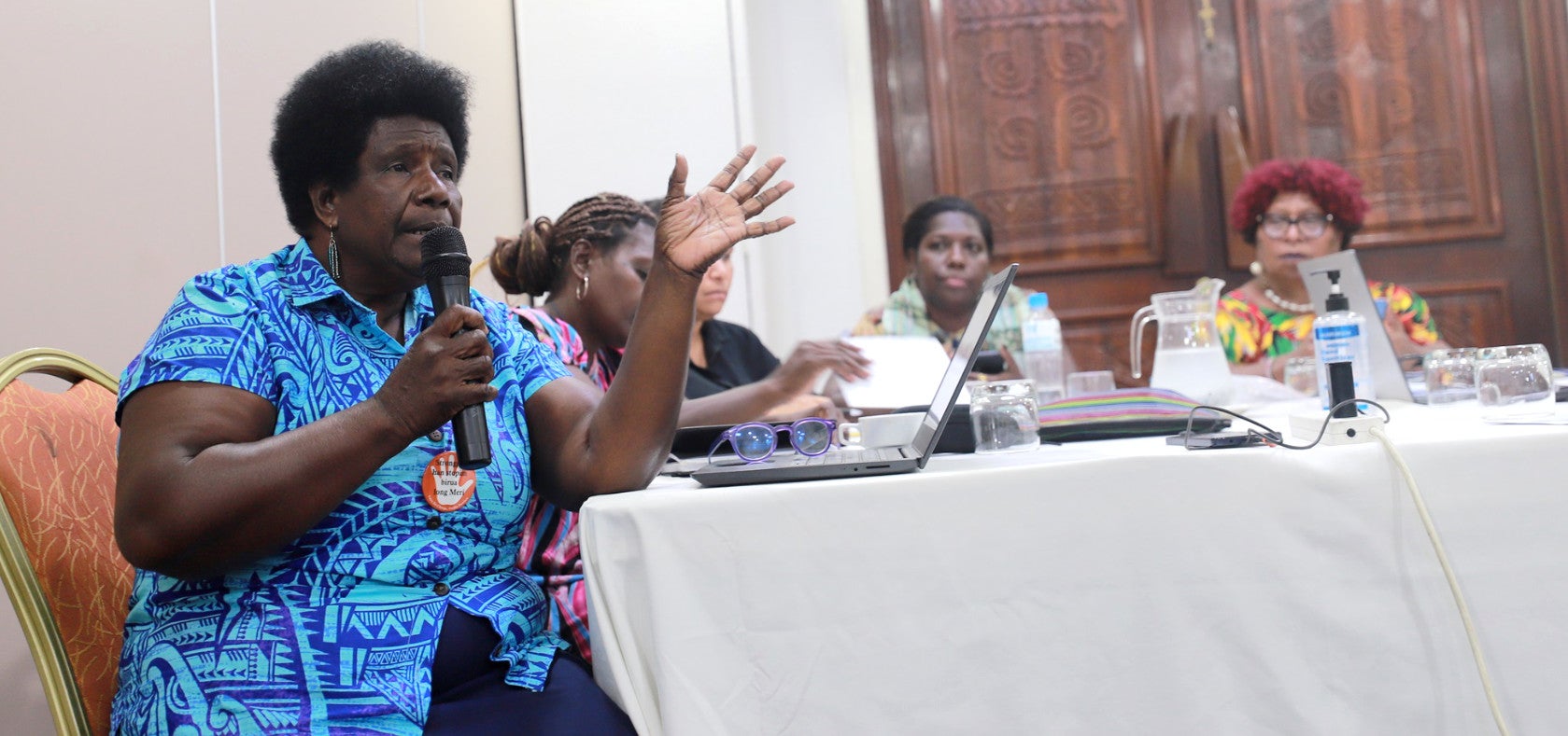 The Roundtable provided a platform for women CSO leaders to share their perspectives. 