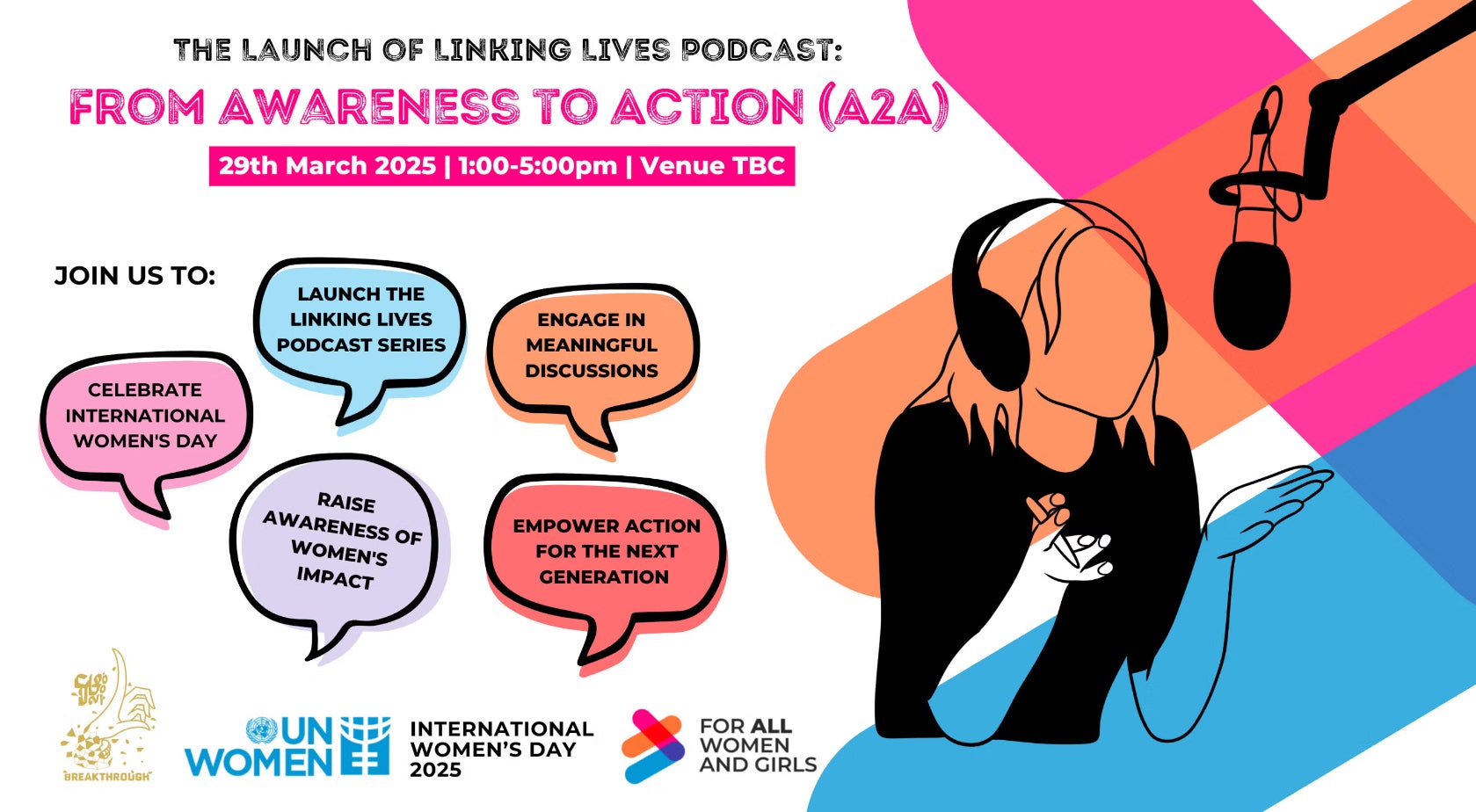 Launch of the Linking Lives Podcast Series: From Awareness to Action (A2A)