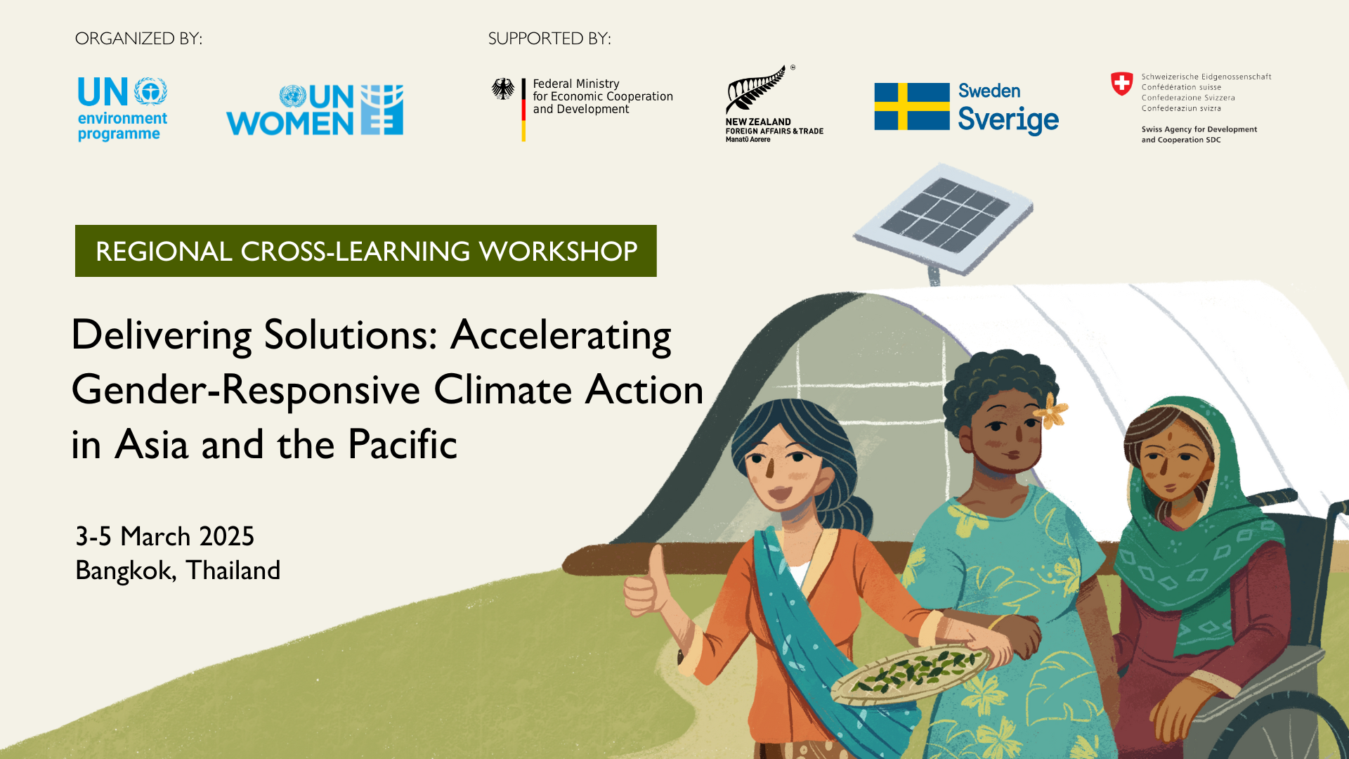 [Regional Cross-Learning Workshop] Delivering Solutions: Accelerating Gender-Responsive Climate Action in Asia and the Pacific