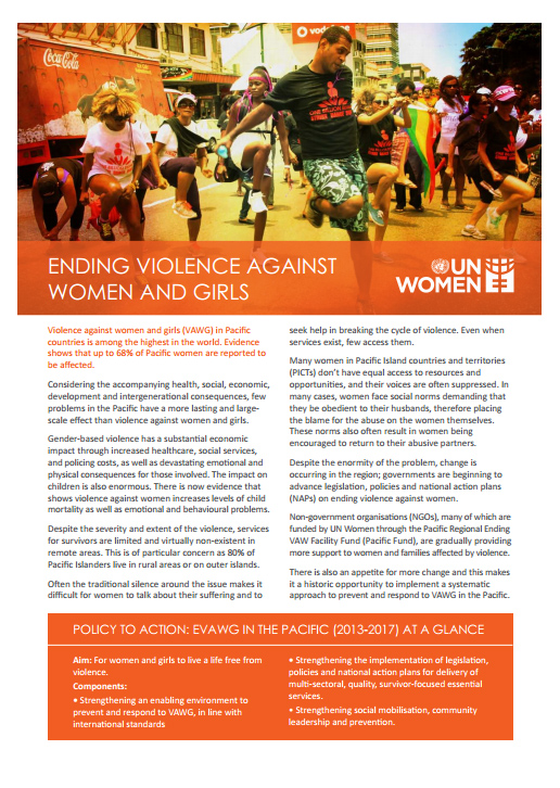 Programme briefs - Ending Violence Against Women and Girls
