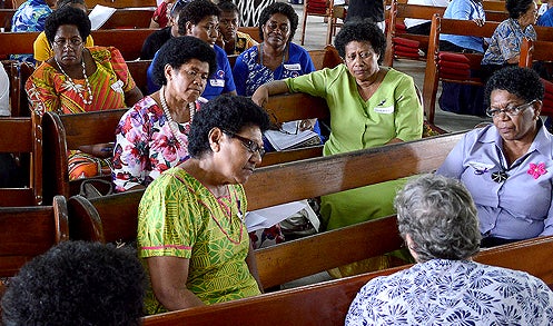 Pacific Fund grantee House of Sarah’s Breaking the Silence Sunday in Suva. Photo: UN Women/Ayako Ioroi.