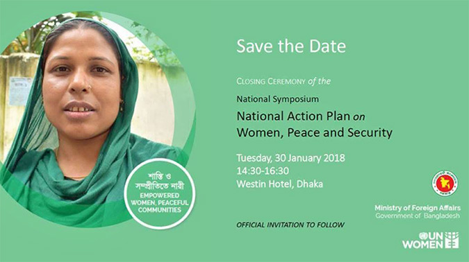 Closing Ceremony of the Symposium on the National Action Plan on Women, Peace and Security