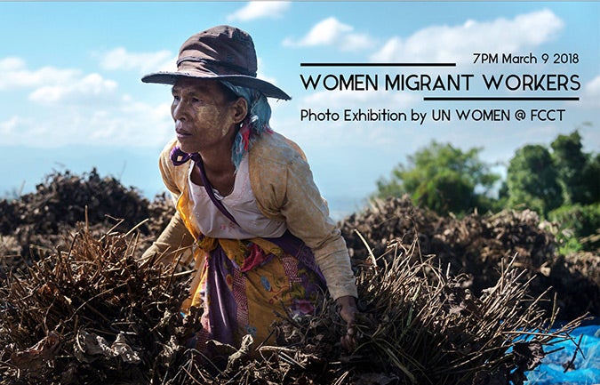 A Burmese migrant worker carries bunches of green beans dried in the pod, or shuck beans in Thailand's western province of Mae Sot. The beans are first picked and left to dry for several days, then packed into plastic sacks still in their pods. The proces