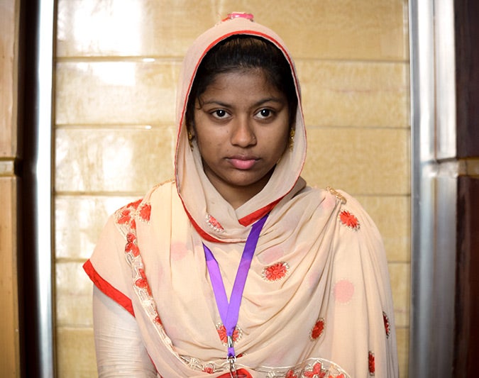 Fahima Akhter Sumaiya: "We feel we can achieve bigger things." Photo: CARE/Kazi Mirzan