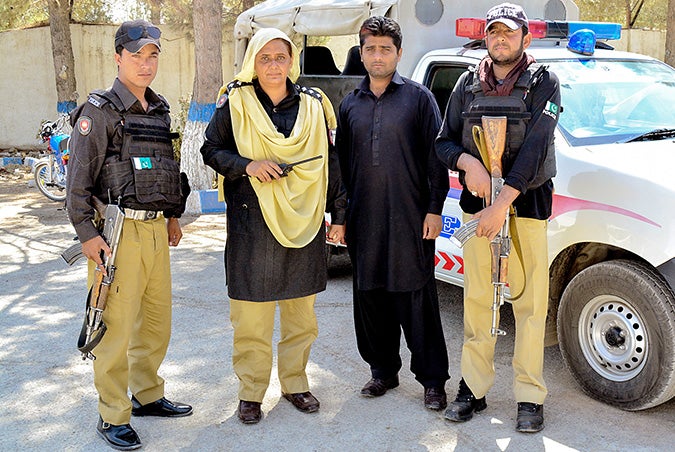 Working fearlessly on the roads, breaking age old social taboos that women are supposed to stay indoors.