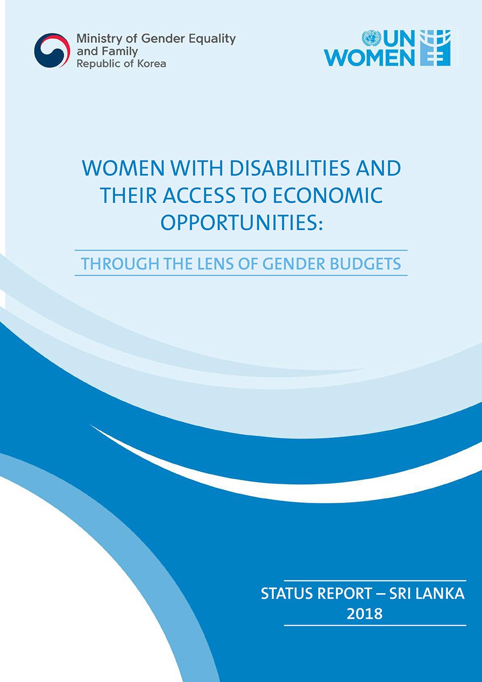 Women with Disabilities and Their Access to Economic Opportunities: Through the Lens of Gender Budgets