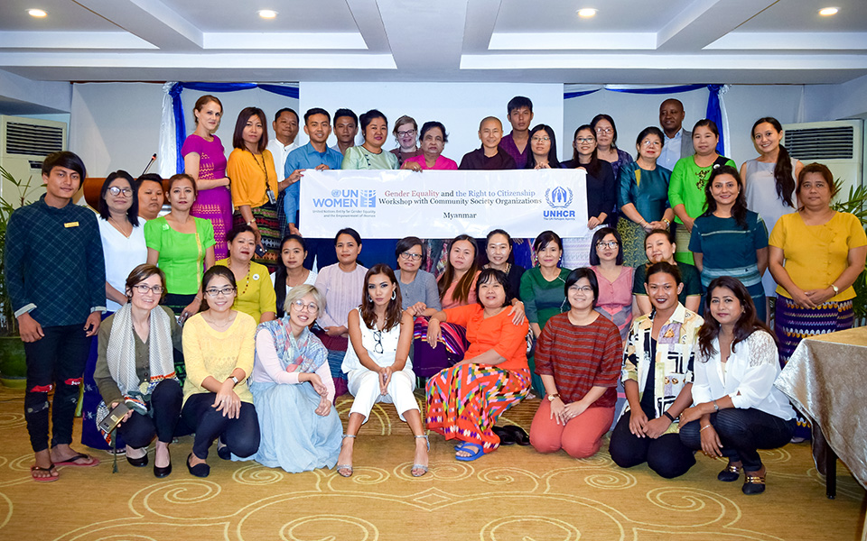 Participants came from all over the country to discuss the right to a nationality in Myanmar. Photo: UNHCR