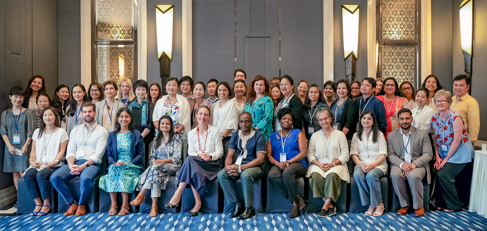 Group photo of 36 participants from 13 countries represented country offices. Photo: UN Women/Pairach Homtong