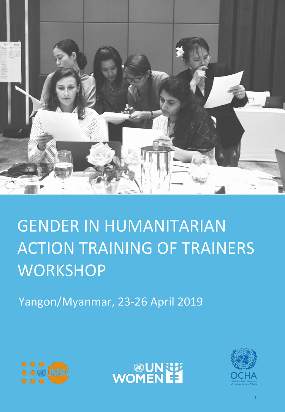 Gender in Humanitarian Action Training of Trainers Workshop