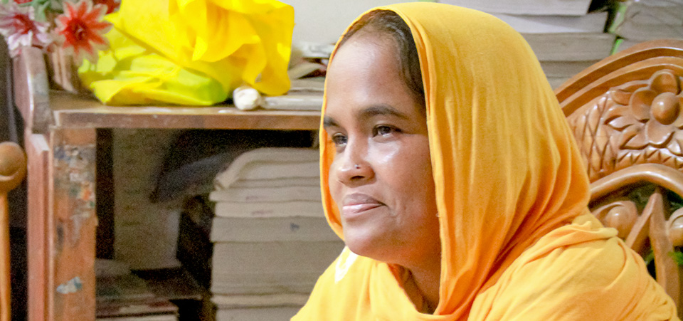 Kulsuma Begum, 32. Photo courtesy of: Christian Aid/Laila Sumaiya