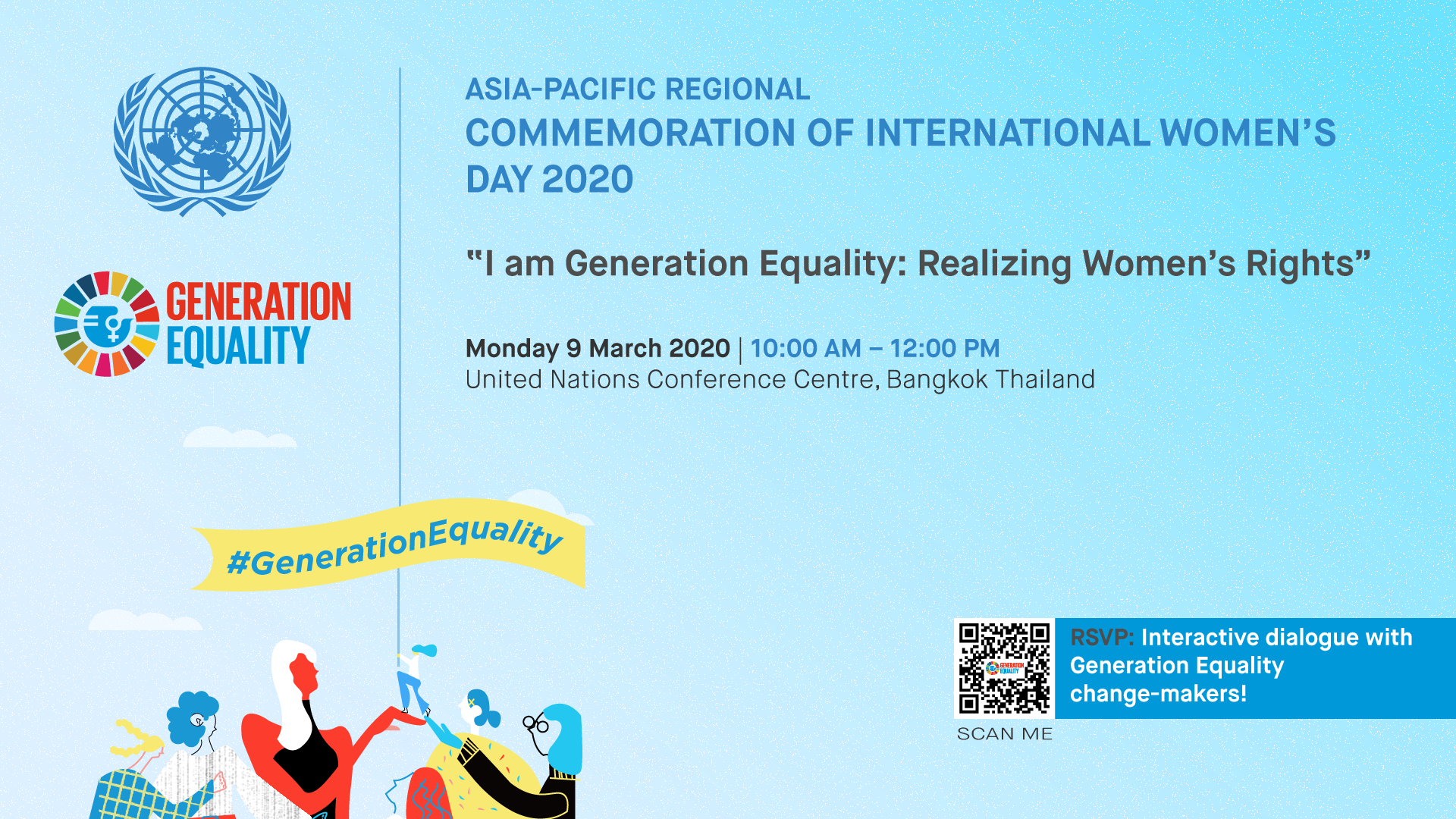 Young change-makers take the lead on realizing women’s rights in Asia and the Pacific Regional Commemoration of International Women’s Day 2020