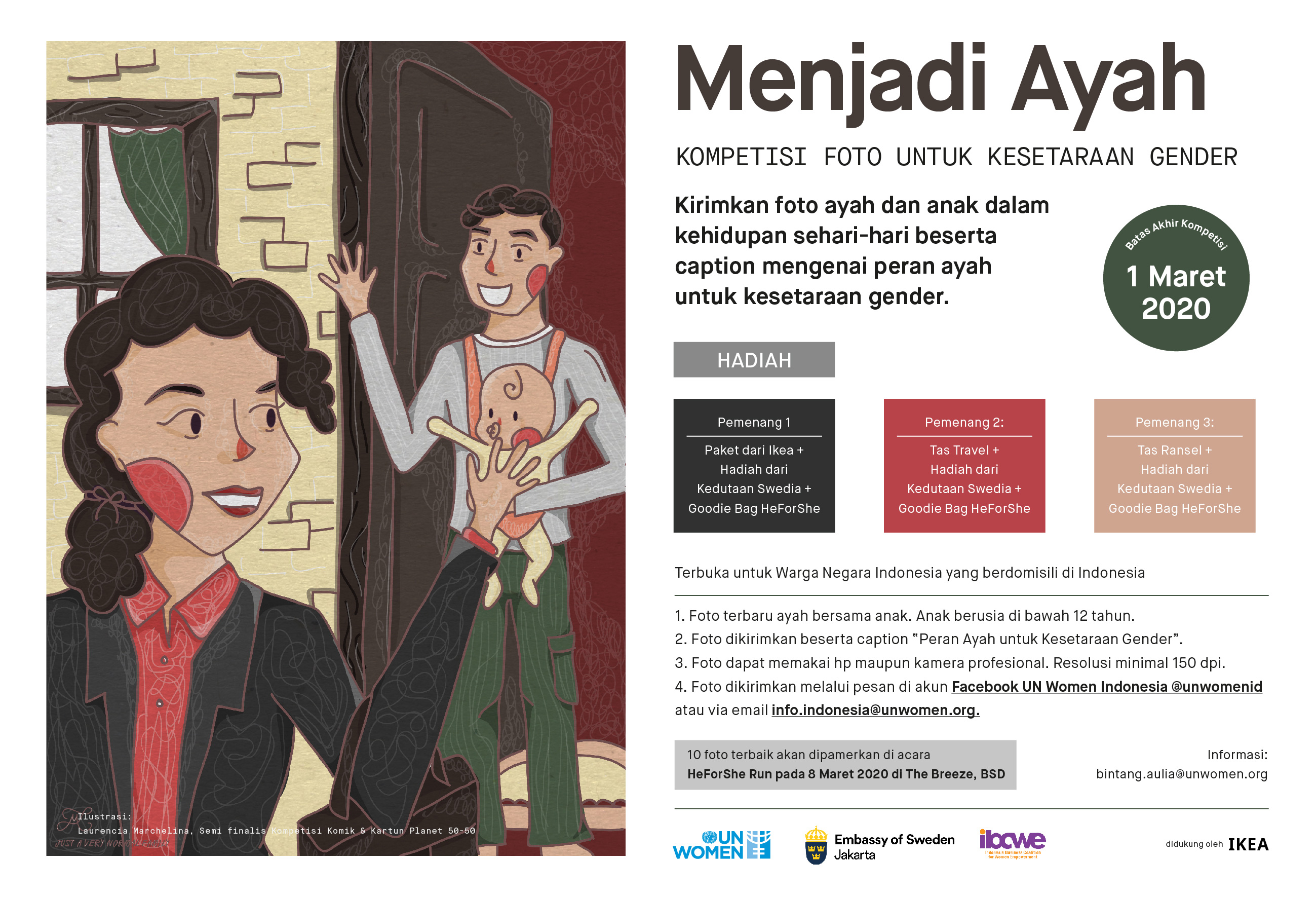 “Menjadi Ayah” Photo Contest | “Father’s Role for Gender Equality”