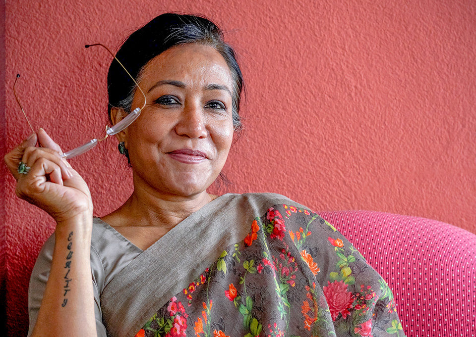 Justice Sapana Pradhan Malla.  Photo: UN Women/Mitch Silver
