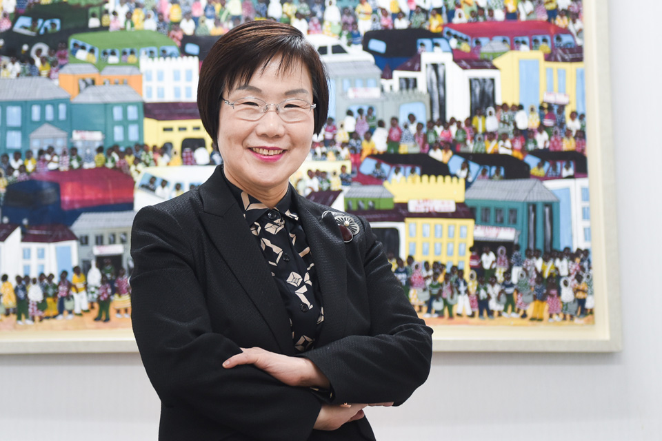 Lee Mi-kyung works to help women and others in developing countries as President of the Korea International Cooperation Agency (KOICA). Photo: KOICA