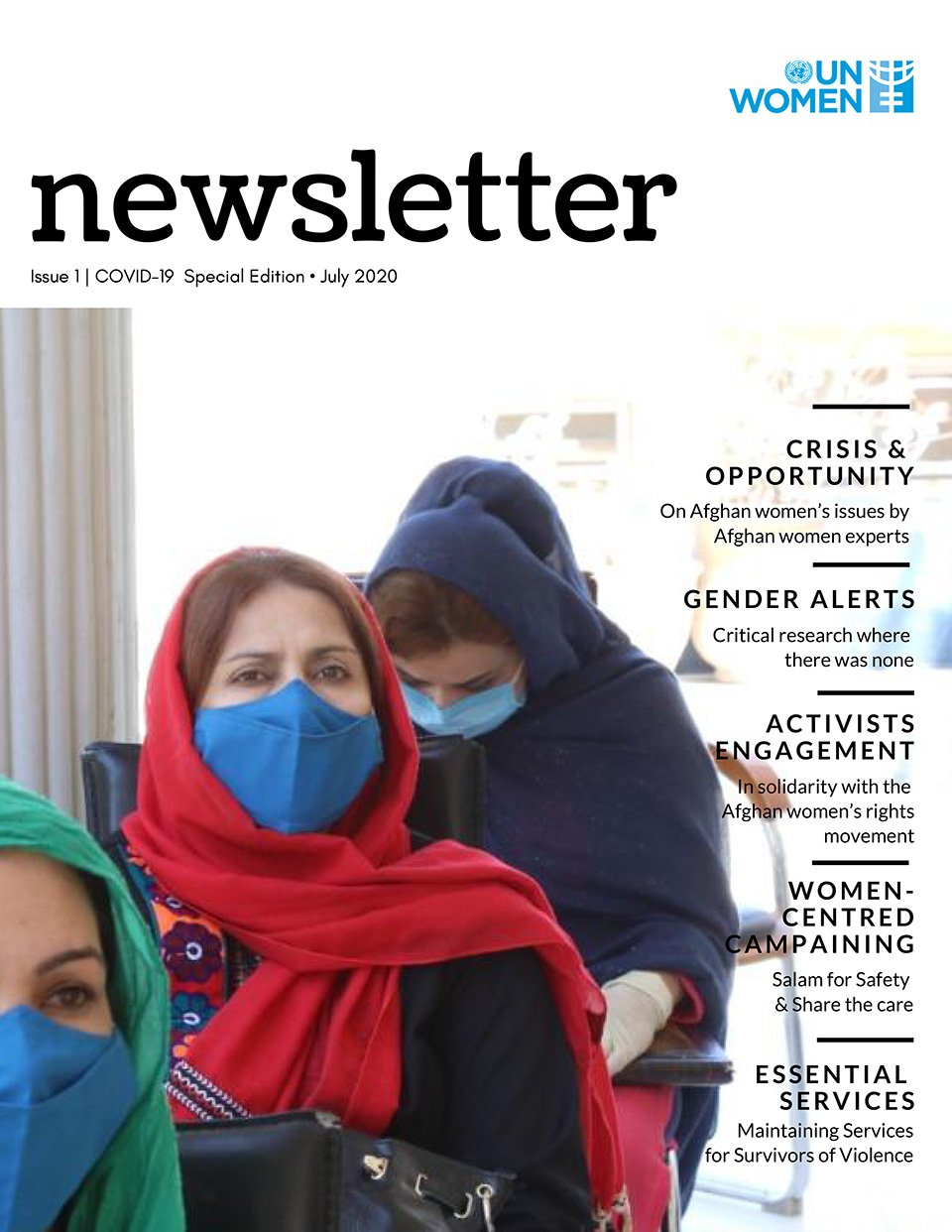 UN Women in Afghanistan: Newsletter_ Issue 1. | COVID-19 Special Edition
