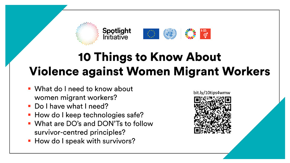Action Cards: 10 Things to Know About Violence against Women Migrant Workers