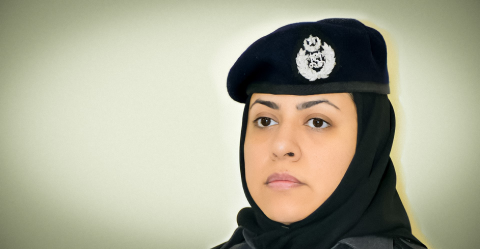 Maria Mahmood has spent the past 13 years improving the Pakistani police force to respond to the needs of women and girls. She is the role model for many women police officers.  Photo was taken on 13 March 2021 in Islamabad, Pakistan.  Photo: National Police Academy/Muhammad Shafeeq