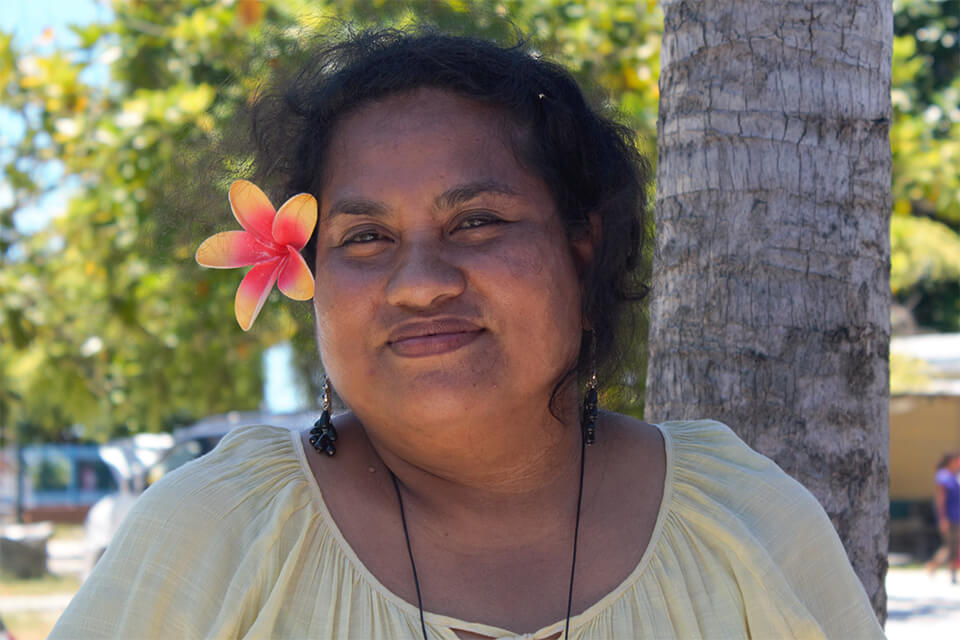 Teretia Tokam, Coordinator of the Kiribati Women and Children Support Centre (KWCSC)